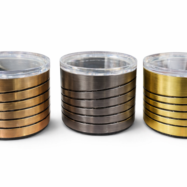 Stylish Metallic Storage Containers